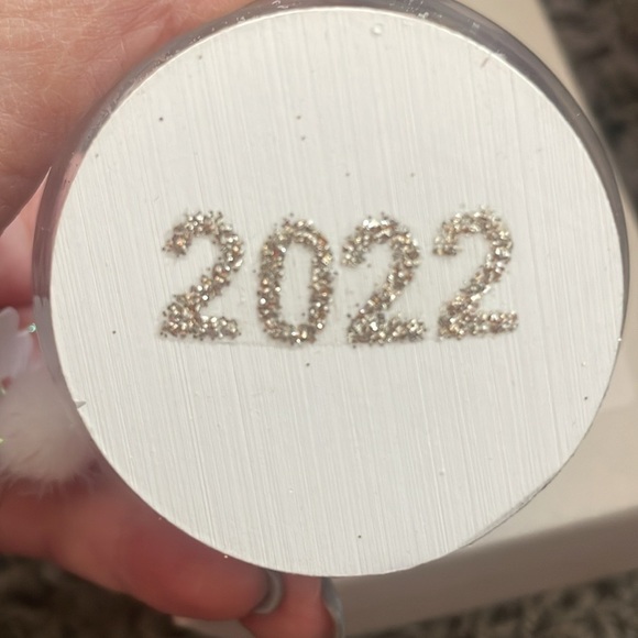 New Anthropologie Arctic Monogram Ornament A Christmas Tree Decor 2022 - Picture 8 of 8